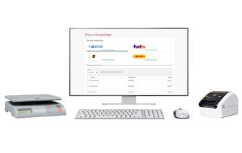 parcel collection without printer