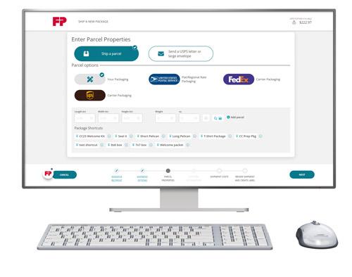 PostBase Vision Semi-Auto Postage Meter