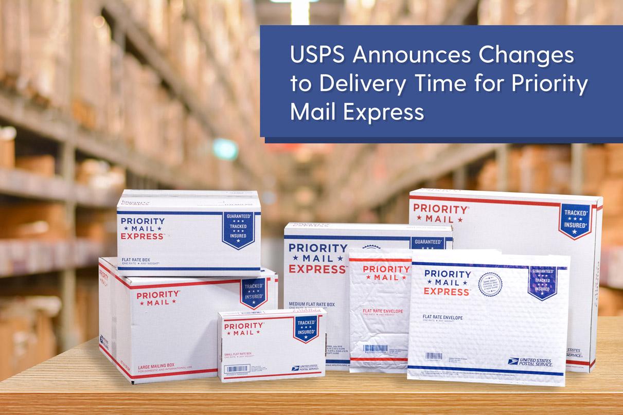 USPS Announces Changes to Delivery Time for Priority Mail Express
