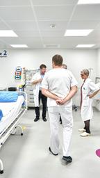 The emergency department organization in Esbjerg, Denmark, provides efficiency and the correct care for emergency patients.