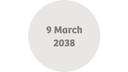 Minimally invasive robotic surgery on March 9, 2038.