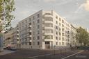 Visualisierung Neubaugebäude in Leipzig