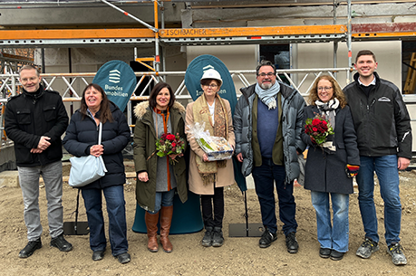 Richtfest Rosenheim Gruppenbild