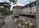 Foto von Fassadenbauten an Hausfront