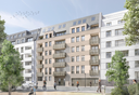 So soll das neue Wohngebäude an der Leipziger Scharnhorststraße einmal aussehen.