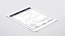 Screenshot of graph: dose monitoring over time