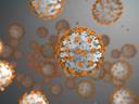 Representación del virus SARS-CoV-2