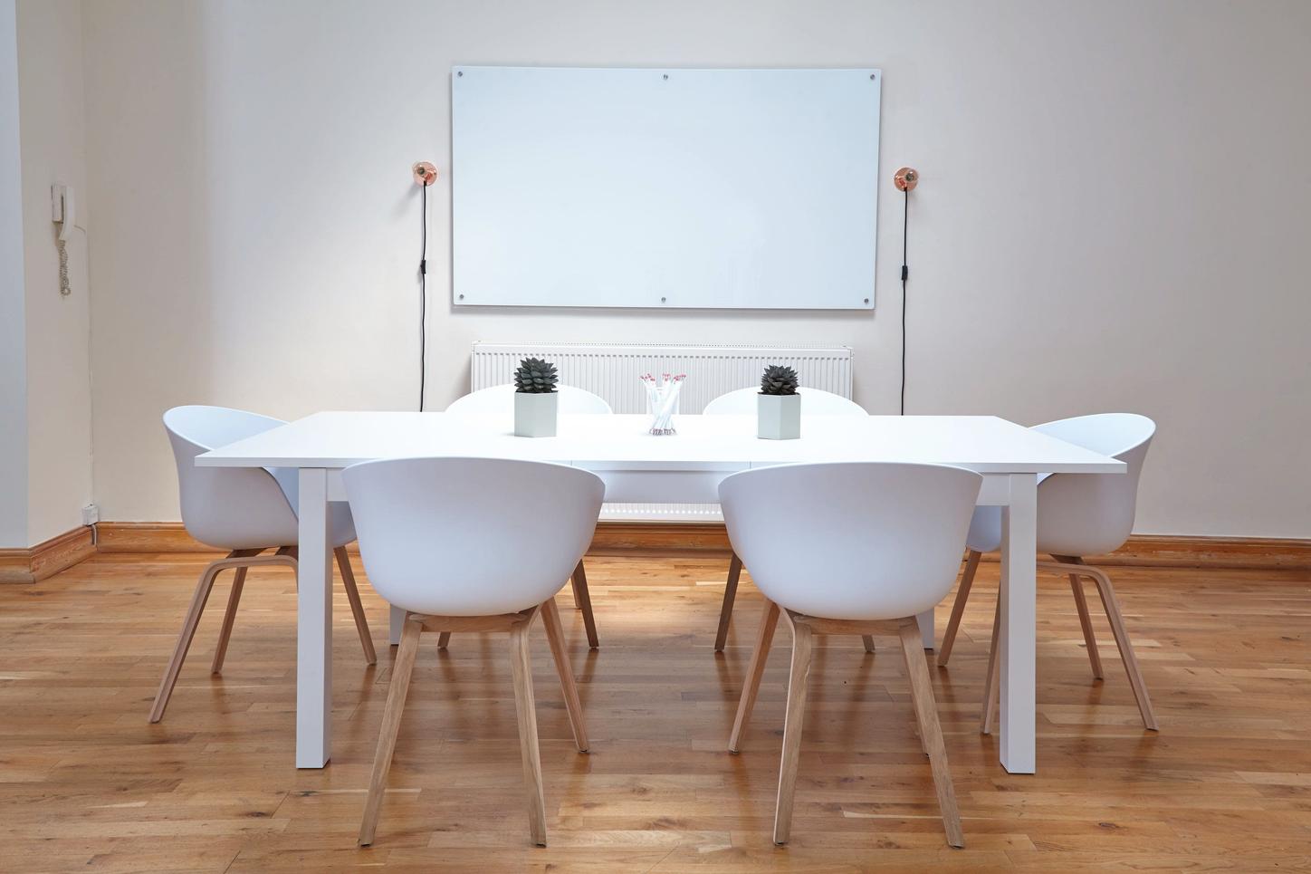 White meeting room