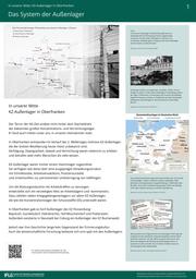Poster zum Thema "System der Aussenlager"