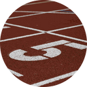 Track on which the number 5 can be seen