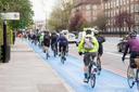 Schwerpunkt_Aktive Mobilität fahrende Fahrradfahrer