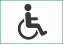 Icon of a person in a wheelchair