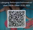 QR-Code Lehrgang Rettungsschwimmabzeichen DRSA-Silber 31.03.2025