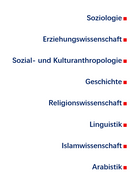 Studienfächer