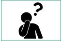 Icon of a person with a question mark