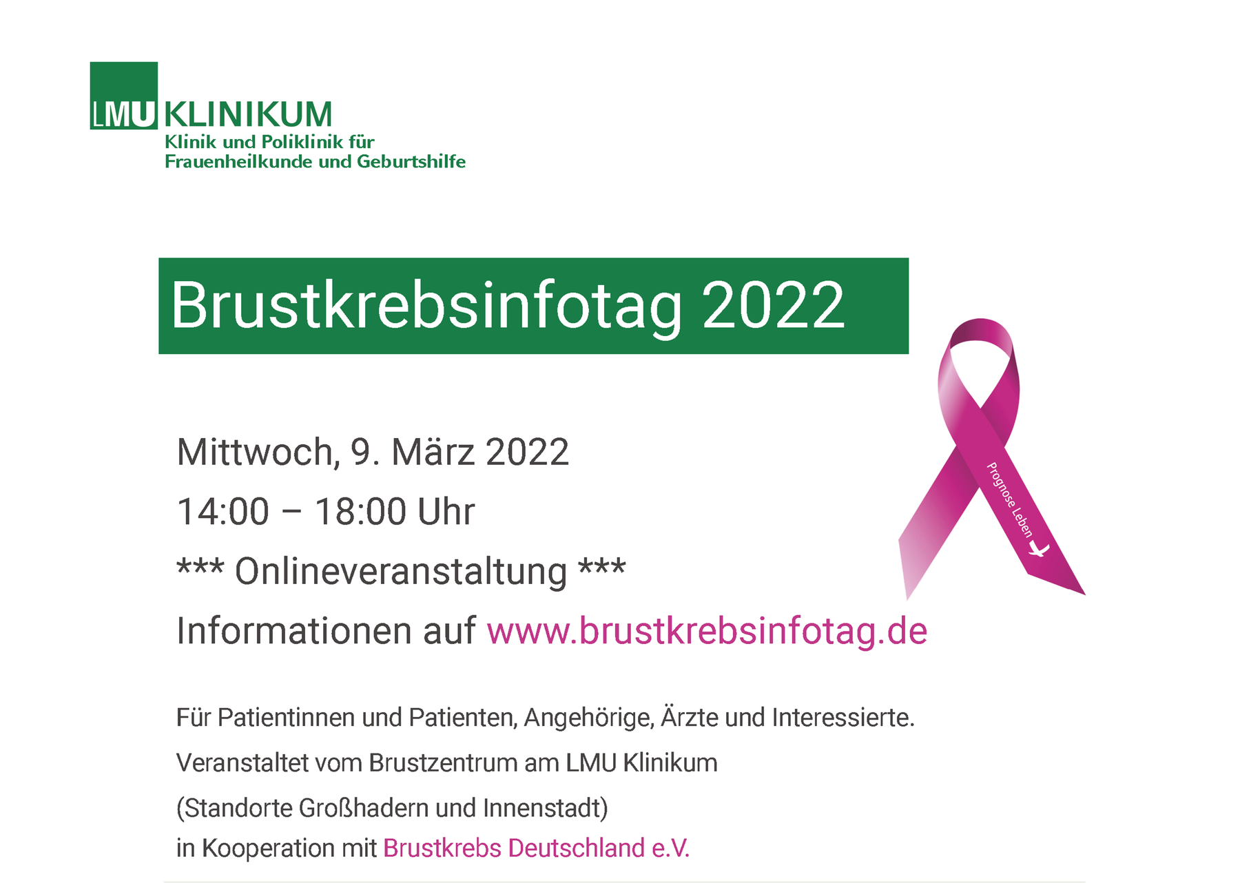 Brustkrebsinfotag 2022