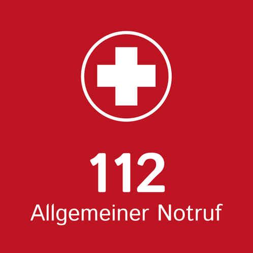Notruf Grafik für den Allgemeinen Notruf