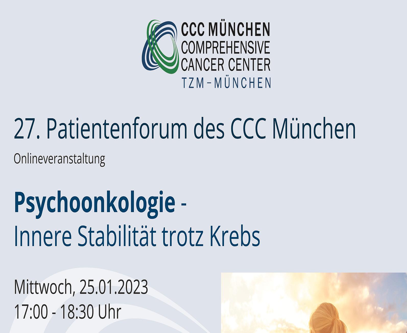 27. Patientenforum des CCC München