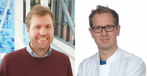 Dr. med. Ludwig Weckbach (links) und PD Dr. med. Ulrich Grabmaier (rechts)
