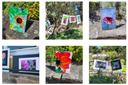 Foto-Collage verschiedener Blumen