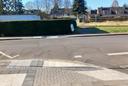 Ein Überweg an einer Straße in Krefeld, der barrierefrei umgebaut wurde.