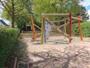 Simulation Klettergeruest auf Spielplatz
