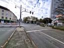Straßenkreuzung in Krefeld Philadelphiastraße