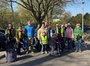Gruppenfoto Bürgerverein Diessem beim CleanUp Day 2026 in Krefeld