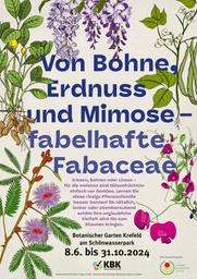 Plakat zur Woche der Botanischen Gärten