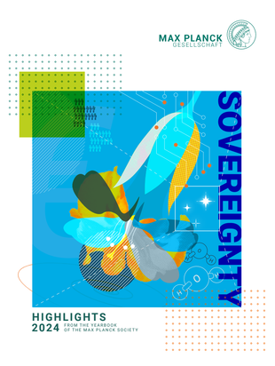 Image shows the cover of the English brochure “Highlights from the Yearbook”