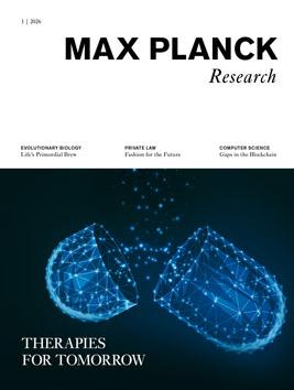 Image shows the cover of the English MaxPlanckResearch