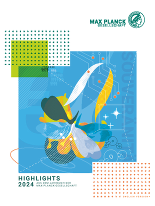 Bild zeigt das Cover der deutschen Broschüre "Highlights aus dem Jahrbuch"