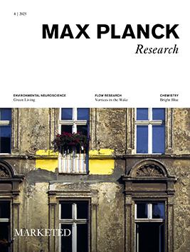 Image shows the cover of the English MaxPlanckResearch
