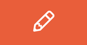 red button with pen icon