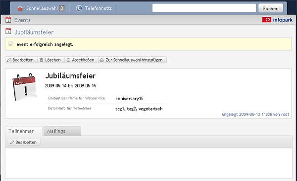 Event-Detailseite