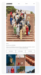 Willkommens-E-Mail – Die minimalistische Eleganz von Jacquemus