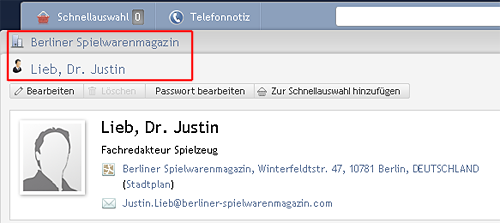 Kontextlinks (Stapel)