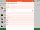 CRM GUI with a red colored form overlayed