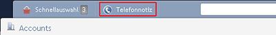 Telefonnotiz-Button