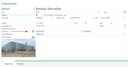 document data record form with geo coordinates