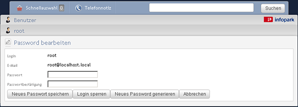 Passwort ändern
