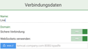 login data form