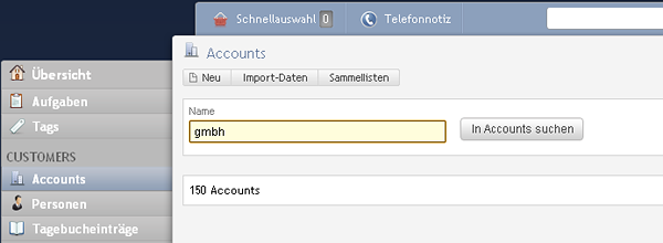 Suchformular
