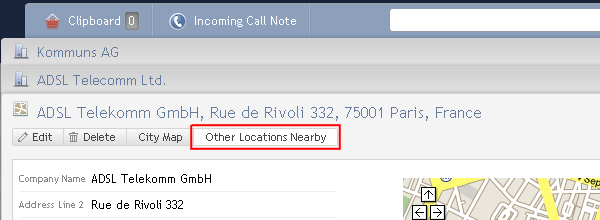 Location details