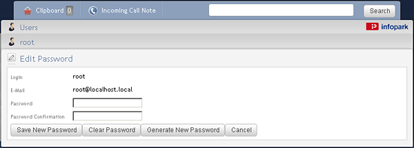 Changing your password