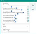 CTI configuration dialog