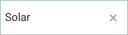 input field with text