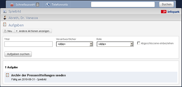 Aufgaben eines Accounts