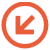 Button with down left arrow