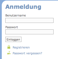 Logging in